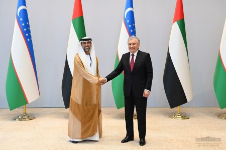 Президент Узбекистана выступил за дальнейшее расширение многопланового партнерства с Объединенными Арабскими Эмиратами