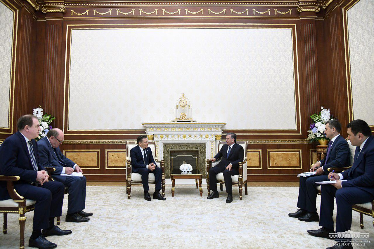 Shavkat Mirziyoyev receives director general of Rosatom corporation