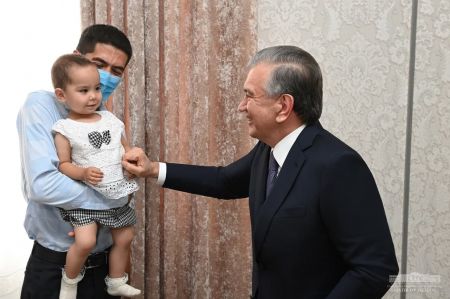President Congratulates New Settlers President Congratulates New Settlers