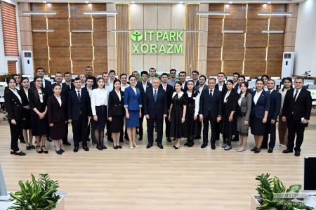 President Visits Urgench IT Park President Visits Urgench IT Park