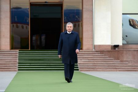 Shavkat Mirziyoyev Leaves for Samarkand Shavkat Mirziyoyev Leaves for Samarkand