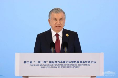 Address by H.E. Mr. Shavkat Mirziyoyev,  President of the Republic of Uzbekistan, at One belt One road third international forum