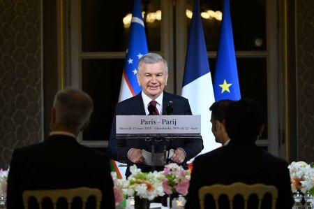 Елисей саройида Ўзбекистон Президенти шарафига қабул маросими бўлиб ўтди