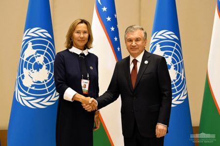 President Receives the Head of the UN Economic Commission for Europe