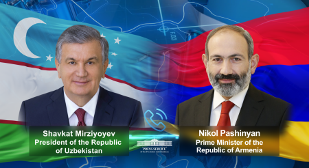 Uzbek President and Armenian Prime Minister Discuss the Development of Bilateral Relations