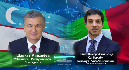 Ўзбекистон Президенти БАА Вице-президенти билан кўп қиррали ҳамкорликни ривожлантириш истиқболларини муҳокама қилди