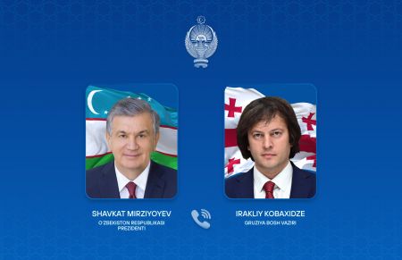 O‘zbekiston Prezidenti va Gruziya Bosh vaziri telefon orqali muloqot qildilar