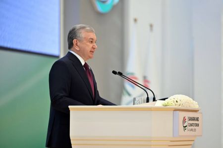 Ўзбекистон Республикаси Президенти Шавкат Мирзиёевнинг Самарқанд халқаро иқлим форумидаги нутқи