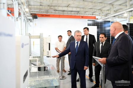 Президент қўшма корхонанинг янги лойиҳаси билан танишди