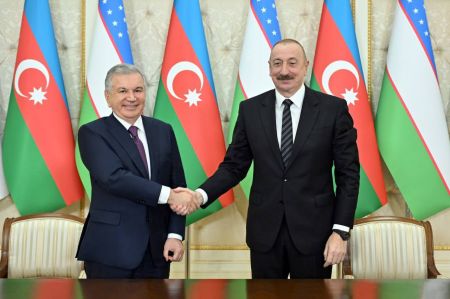 Лидеры Узбекистана и Азербайджана подвели итоги плодотворных переговоров