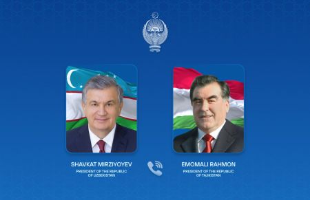 President of Uzbekistan congratulates the President of Tajikistan on his birthday