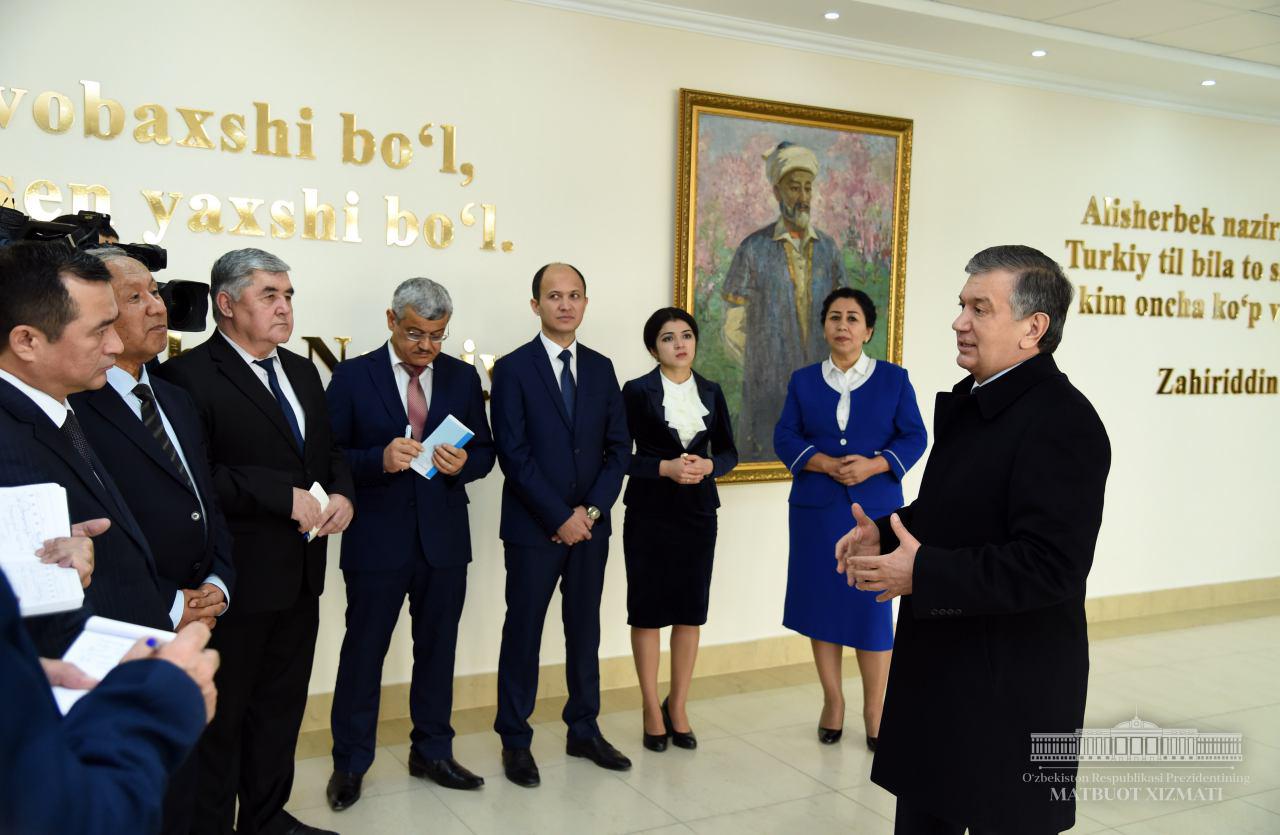 The President is getting acquainted with social objects in Tashkent