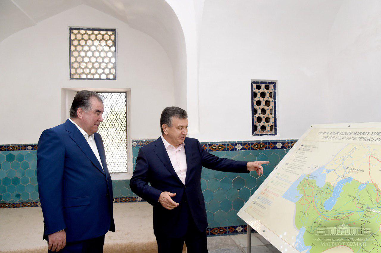 Presidents visited the Amir Temur mausoleum Presidents visited the Amir Temur mausoleum