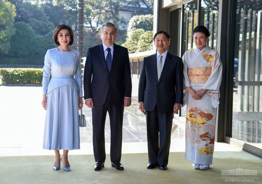 Состоялась встреча Президента Узбекистана и Императора Японии