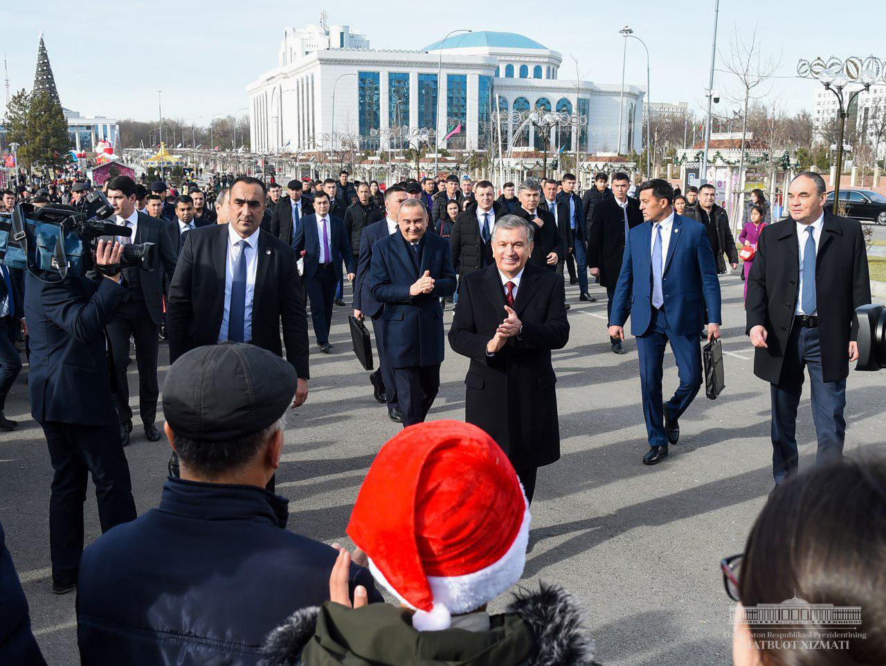 President congratulates participants of the New Year celebrations