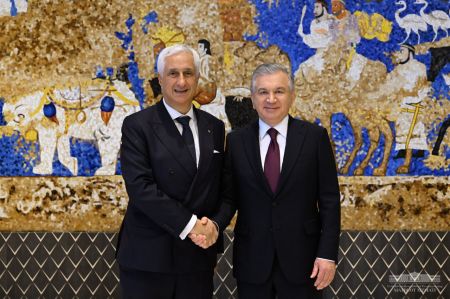 President of Uzbekistan Meets CEO of Semmaris