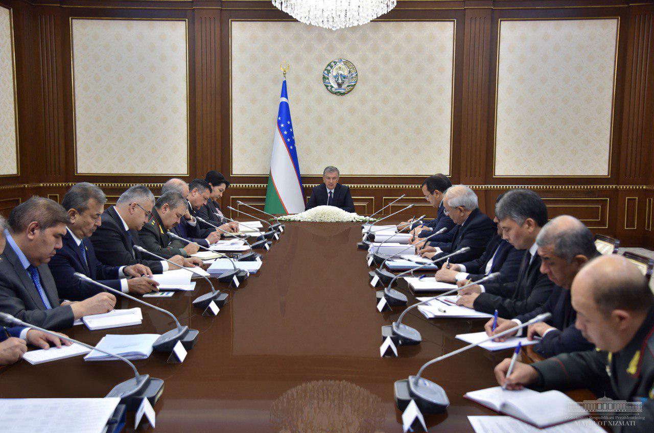 The President holds Security Council meeting The President holds Security Council meeting