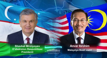 O‘zbekiston va Malayziya yetakchilari oliy darajadagi kelishuvlarning amalga oshirilishini muhokama qildilar