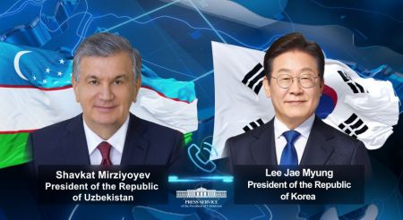Presidents of the Republic of Uzbekistan and the Republic of Korea discuss plans on further expanding multifaceted cooperation