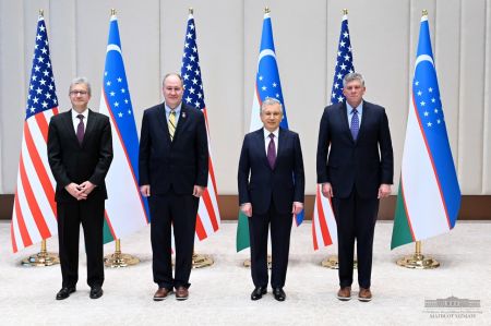 President of Uzbekistan Receives the Delegation of the U.S. Congress