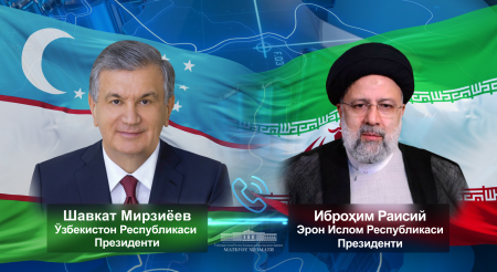 Эрон Президенти Ўзбекистон етакчисини сайловдаги ғалабаси билан самимий қутлади