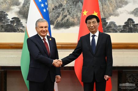 President of Uzbekistan Meets with Chairman of Chinese People’s Political Consultative Conference National Committee
