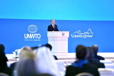 Address by the President of the Republic of Uzbekistan Shavkat Mirziyoyev at the 25th session of the General Assembly of the World Tourism Organization