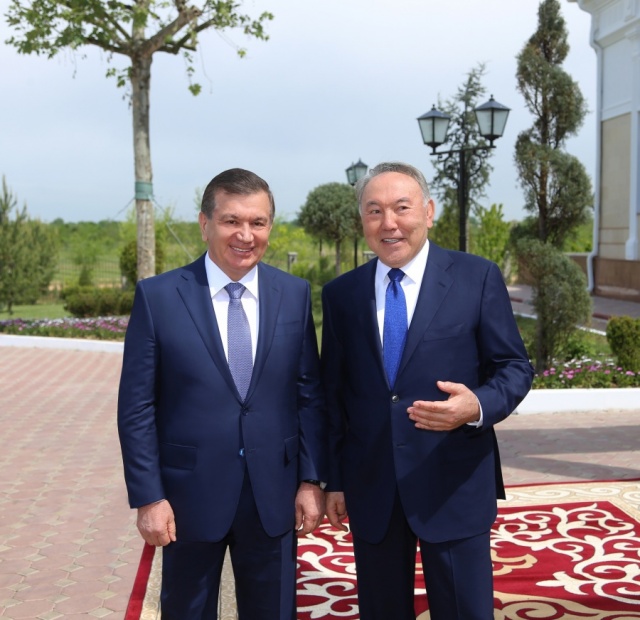 Встреча Президентов Узбекистана и Казахстана
