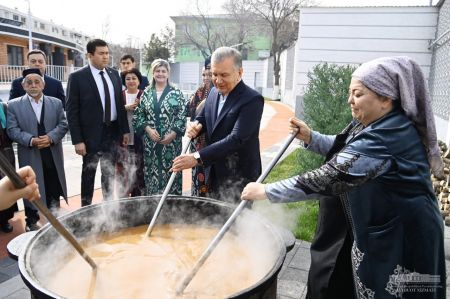 В махалле Дилбулок царит атмосфера Навруза