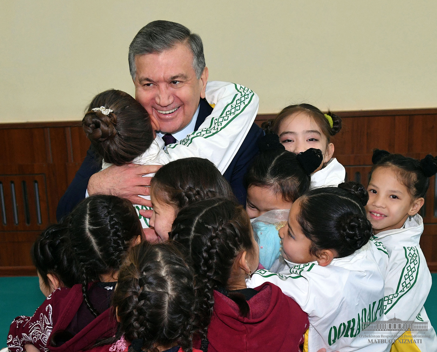 Meeting with young athletes Meeting with young athletes