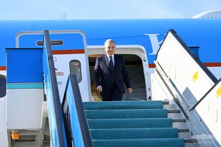 President of Uzbekistan Arrives in Ankara President of Uzbekistan Arrives in Ankara