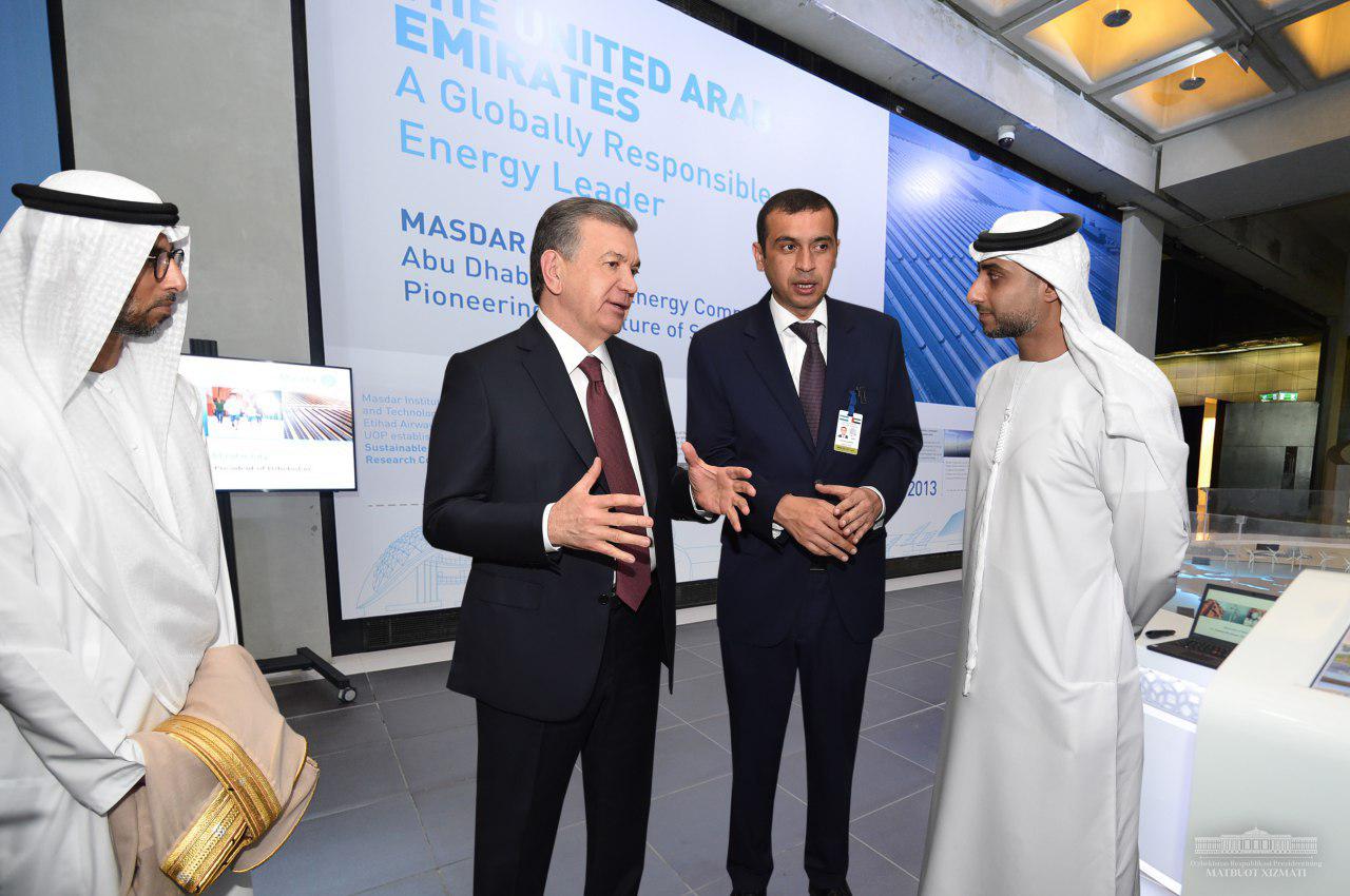 Shavkat Mirziyoyev Familiarizes with Masdar City