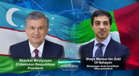 O‘zbekiston Prezidenti BAA Vitse-prezidenti bilan ko‘p qirrali hamkorlikni rivojlantirish istiqbollarini muhokama qildi