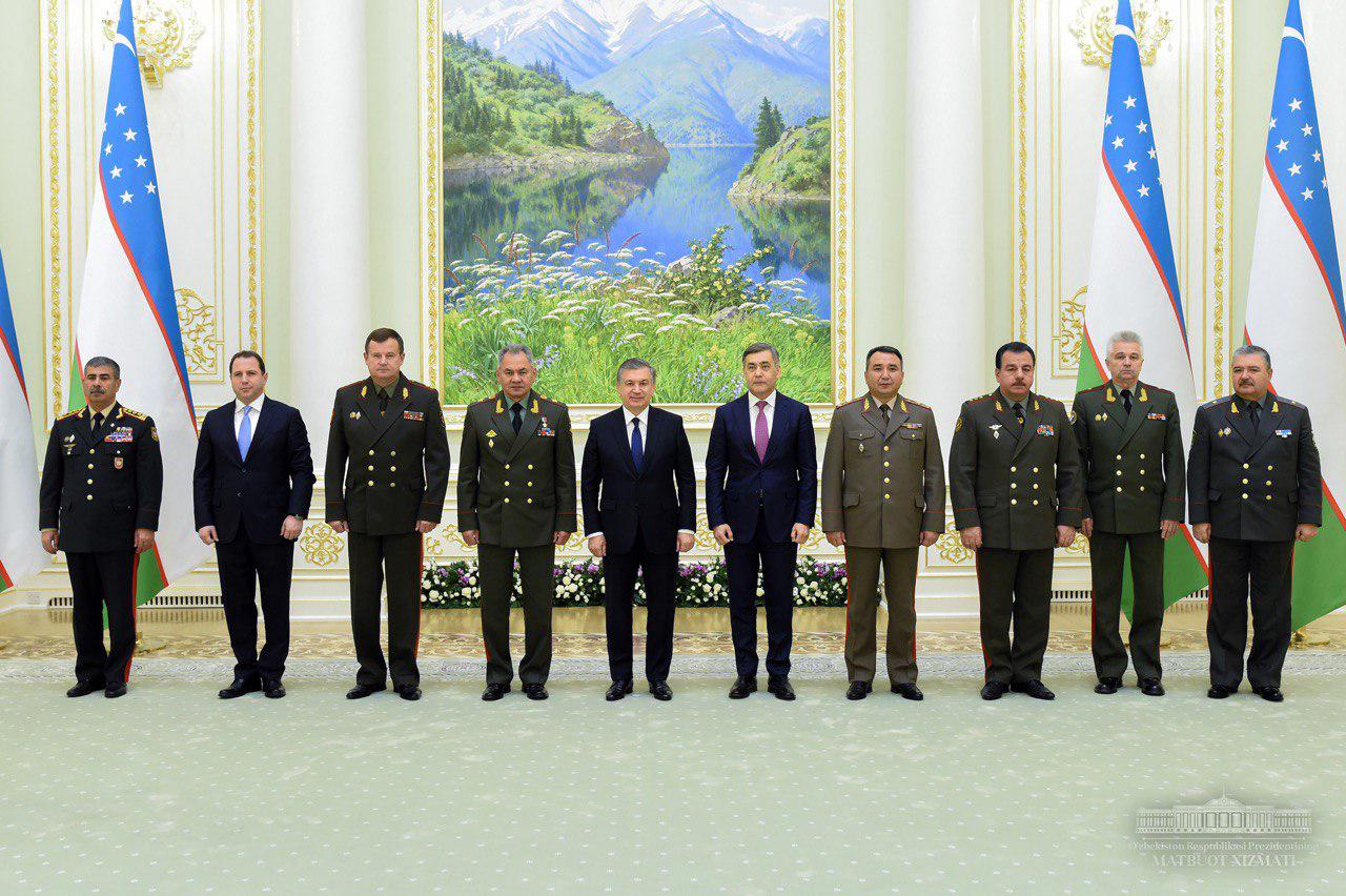 President of the Republic of Uzbekistan met with CIS member states’ defense departments’ heads President of the Republic of Uzbekistan met with CIS member states’ defense departments’ heads