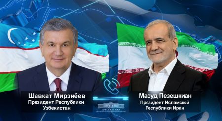 Лидеры Узбекистана и Ирана рассмотрели актуальные вопросы двусторонней повестки