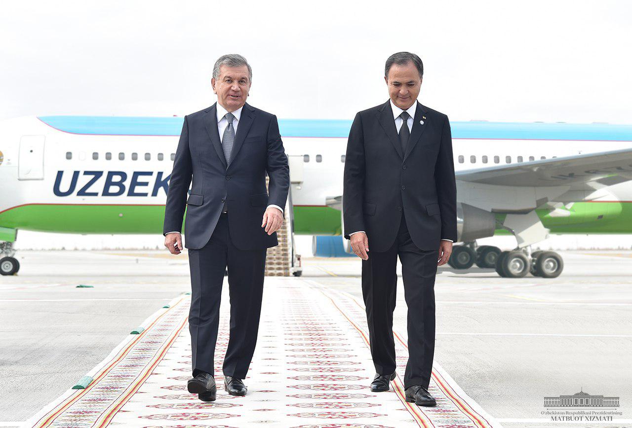 Shavkat Mirziyoyev Ashxobodga keldi 