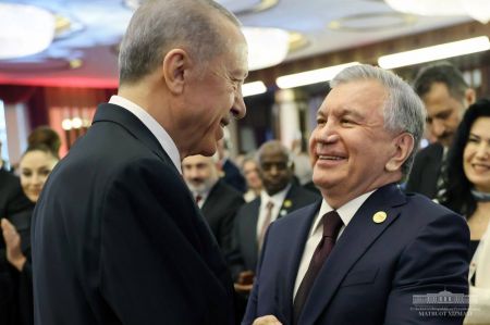 Uzbek President Attends Turkish President's Inauguration