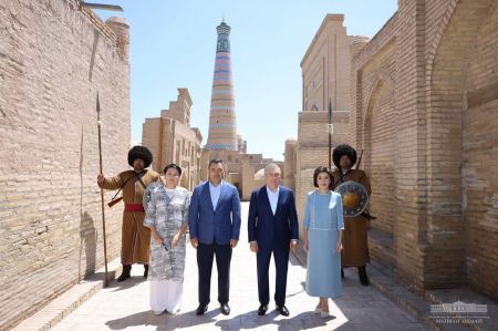 Kyrgyz Guests Visit Ancient Khiva