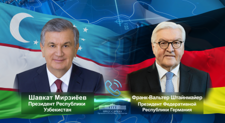 Президент Германии поздравил лидера и многонациональный народ Узбекистана с Днем независимости Президент Германии поздравил лидера и многонациональный народ Узбекистана с Днем независимости
