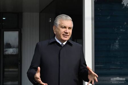President Visits Makhalla in Bukhara District