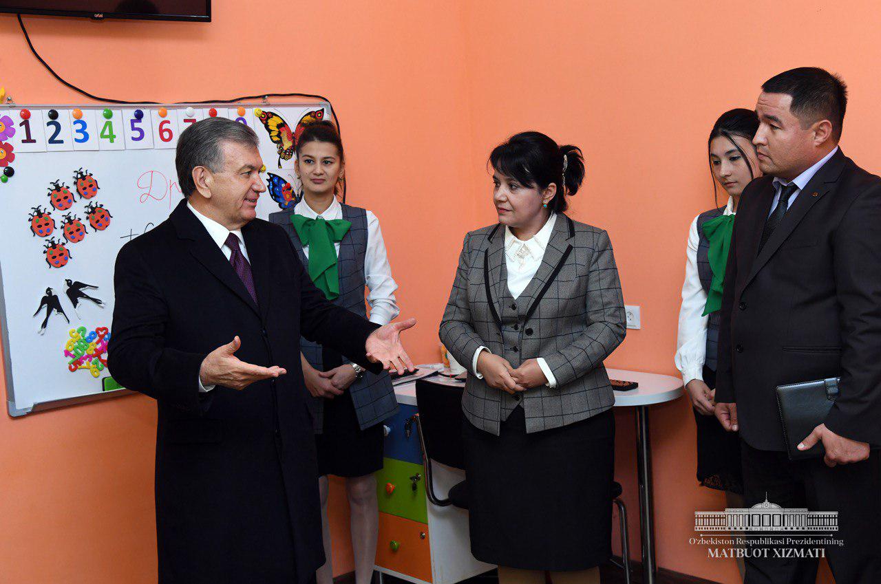 Shavkat Mirziyoyev visited Nihol Innovative School