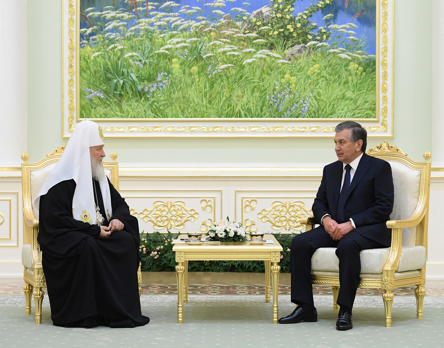 President of Uzbekistan received Patriarch of Moscow and All Russia