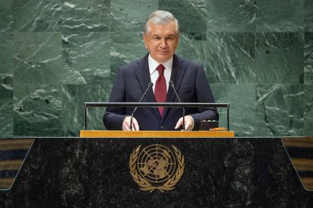 The President of Uzbekistan Speakes at the 78th Session of the UN General Assembly