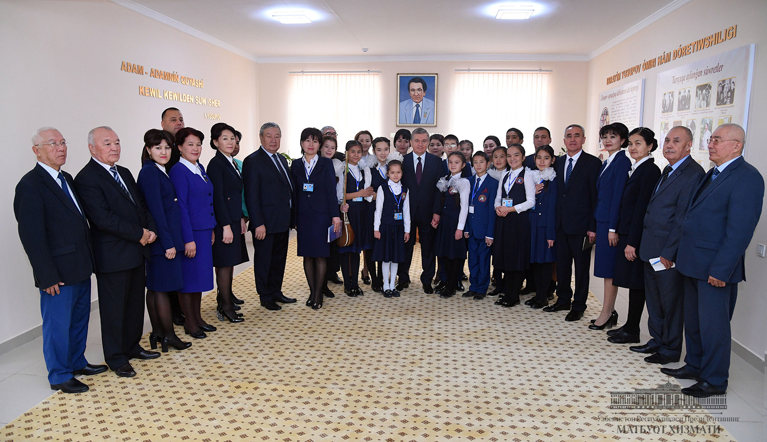 President Mirziyoyev visited the new boarding school named after Ibraim Yusupov