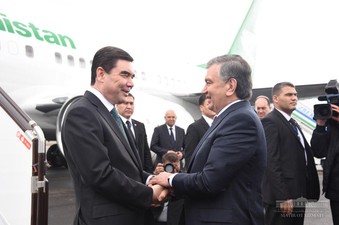 President of Turkmenistan arrives in Khorezm President of Turkmenistan arrives in Khorezm