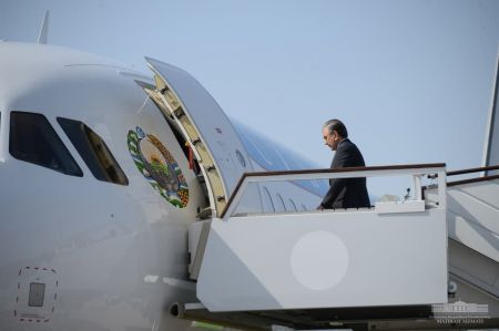 President Left for Surkhandarya President Left for Surkhandarya
