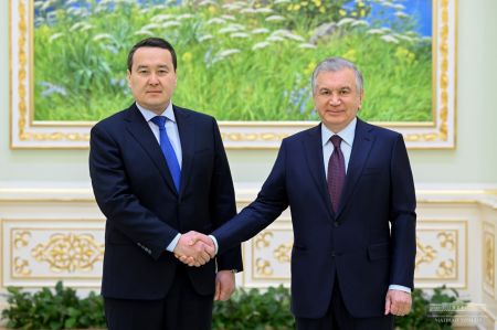 Президент Узбекистана выступил за наращивание практического сотрудничества с Казахстаном