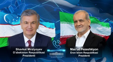 O‘zbekiston va Eron yetakchilari ikki tomonlama munosabatlarning dolzarb masalalarini ko‘rib chiqdilar