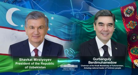 President of Uzbekistan and National Leader of Turkmen People Note Dynamic Development of Bilateral Relations