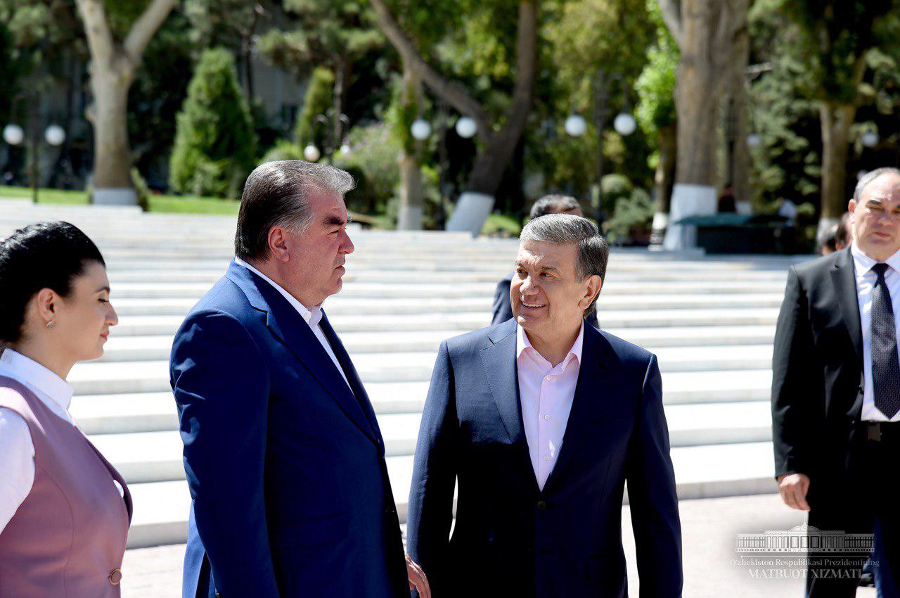 Heads of states visited the Registan complex Heads of states visited the Registan complex